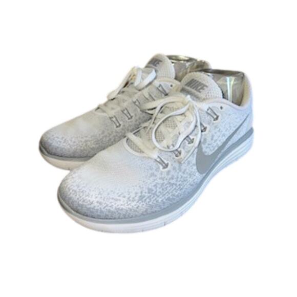 Nike Free RN Distance Women’s sz 10 White/Grey Running Sneakers - Picture 2 of 11